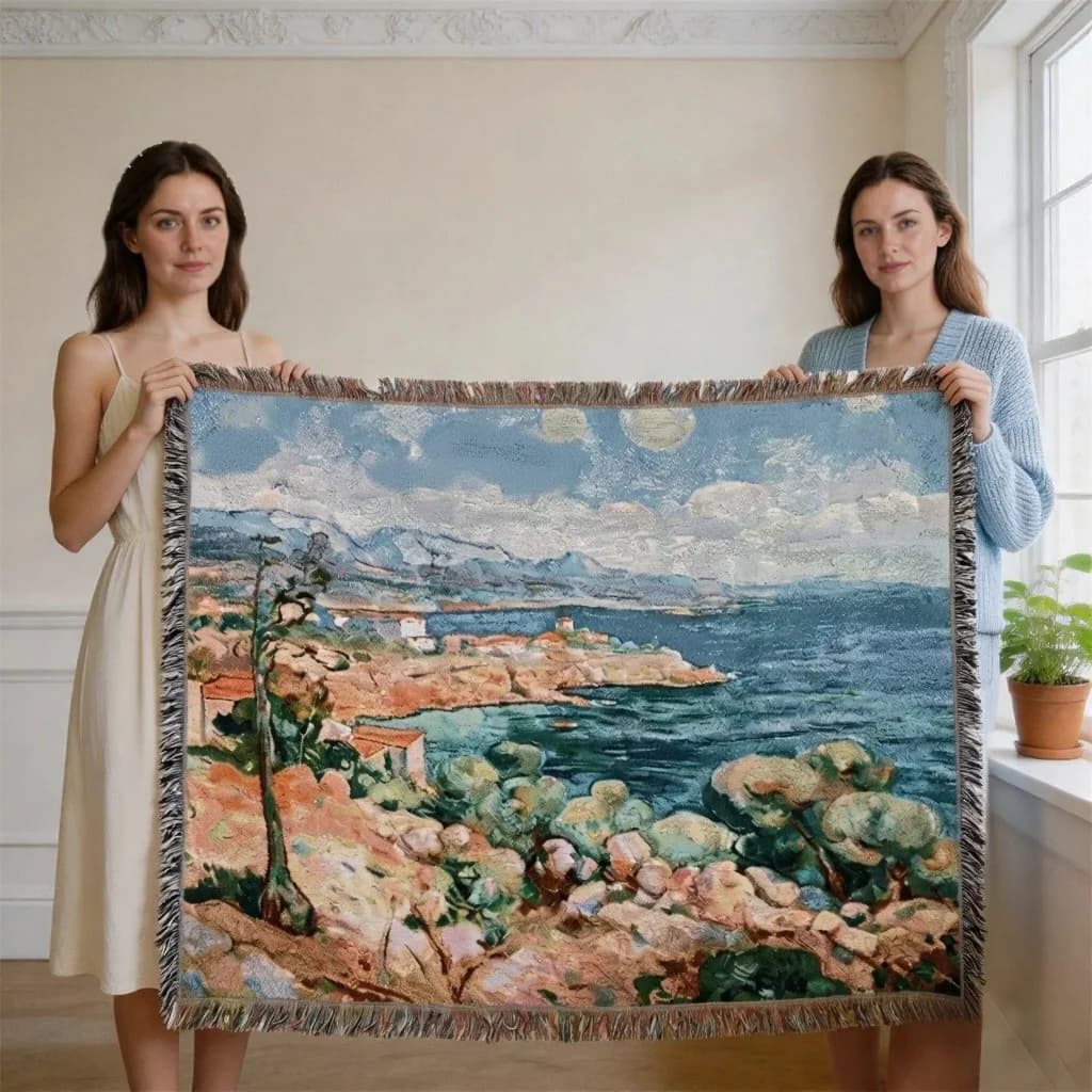 Κουβέρτα Ταπισερί Στυλ Van Gogh για Καναπέ & Διακόσμηση Τοίχου