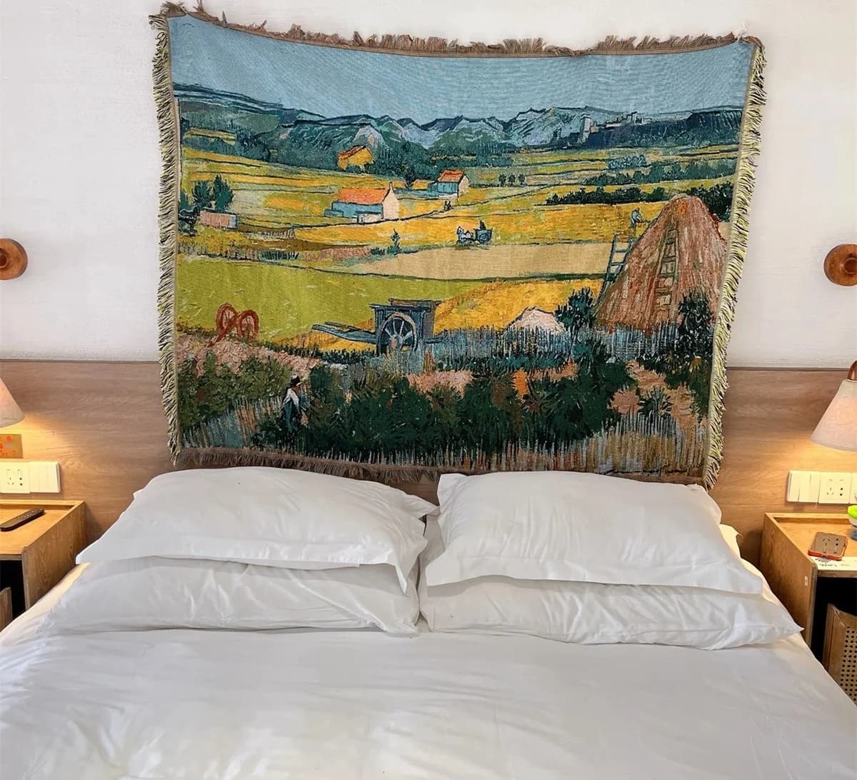 Πλεκτό Ριχτάρ Καναπέ με Εκτυπώσεις Τέχνης Van Gogh