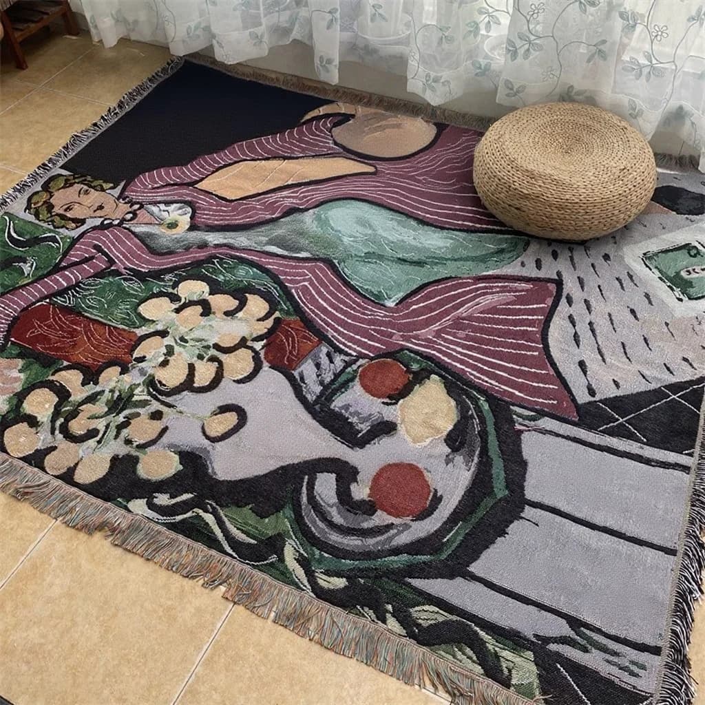 Ταπισερί-Κουβέρ Matisse για Διακόσμηση Τοίχου και Καναπέ