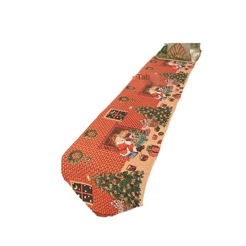 Χριστουγεννιάτικο Τραπέζι Jacquard Διακόσμηση