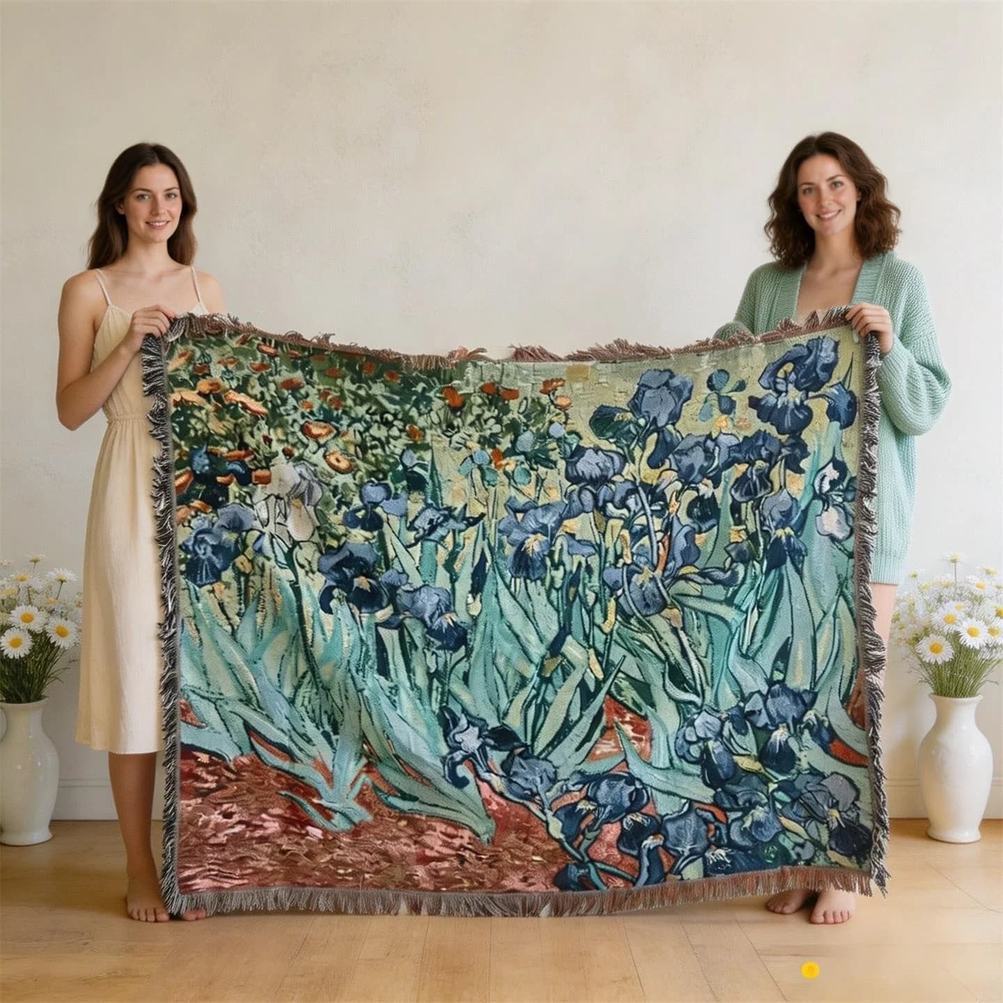 Κουβέρτα Ταπισερί Στυλ Van Gogh για Καναπέ & Διακόσμηση Τοίχου